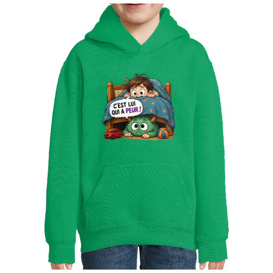 Sweat Halloween « C’est Lui qui a Peur ! »