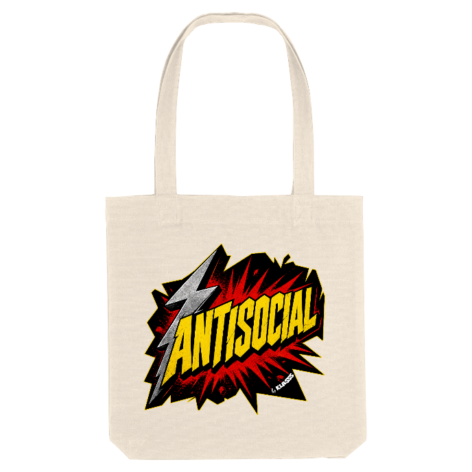 TOTE BAG "ANTISOCIAL BLACK"  KLASSS