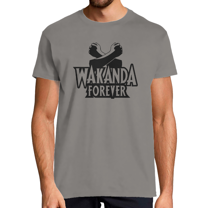 T-SHIRT WAKANDA FOREVER HOMME