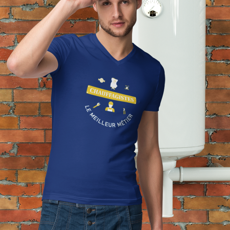 T-SHIRT CHAUFFAGISTES LE MEILLEUR MÉTIER POUR HOMME