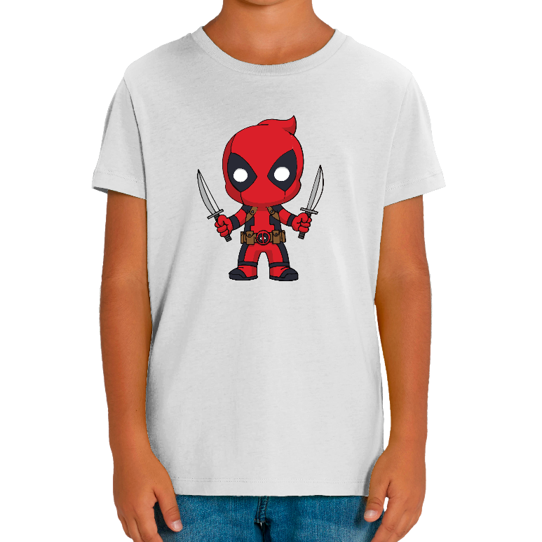 T-SHIRT DEADPOOL STORMS ENFANT