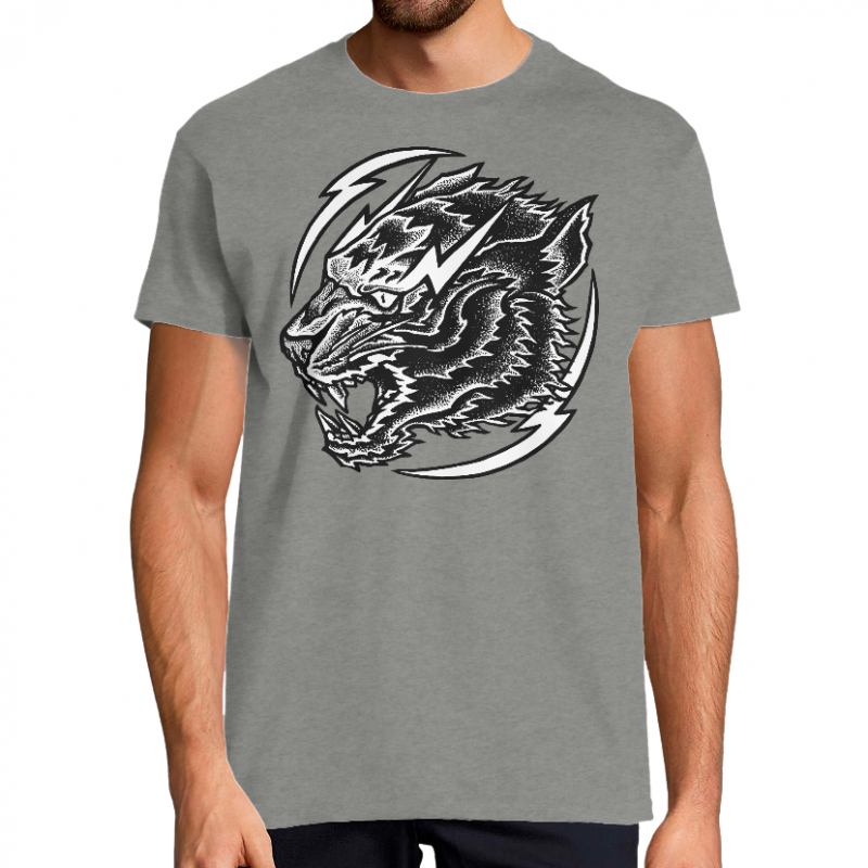 T-SHIRT HOMME - ANIMAL THUNDER TIGER