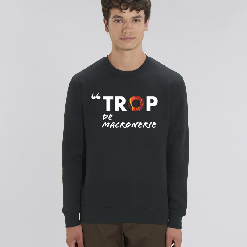 SWEAT-SHIRT TROP de Macronerie