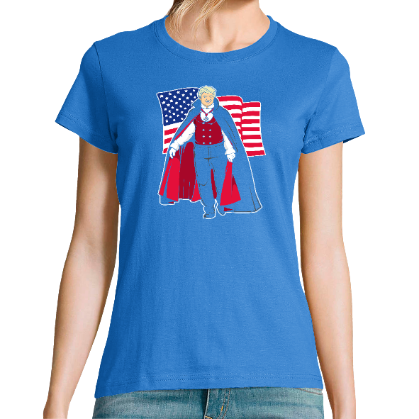 T-SHIRT TRUMP AND DRACULA FEMME » – Coton 190 g, Impression France