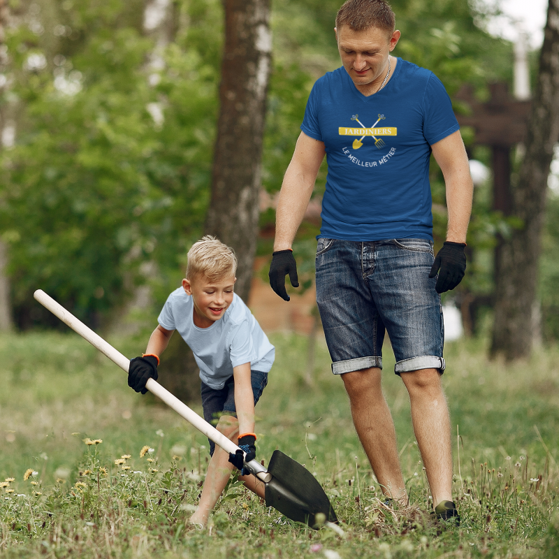 T-SHIRT JARDINIERS LE MEILLEUR MÉTIER POUR HOMME