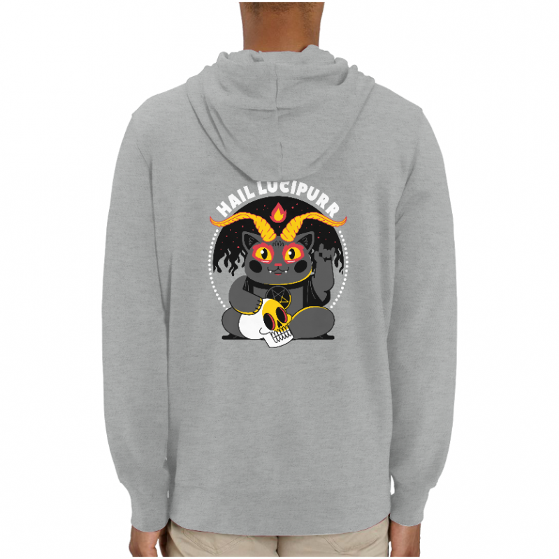 SWEATSHIRT CHAT HAIL LUCIPURR UNISEXE