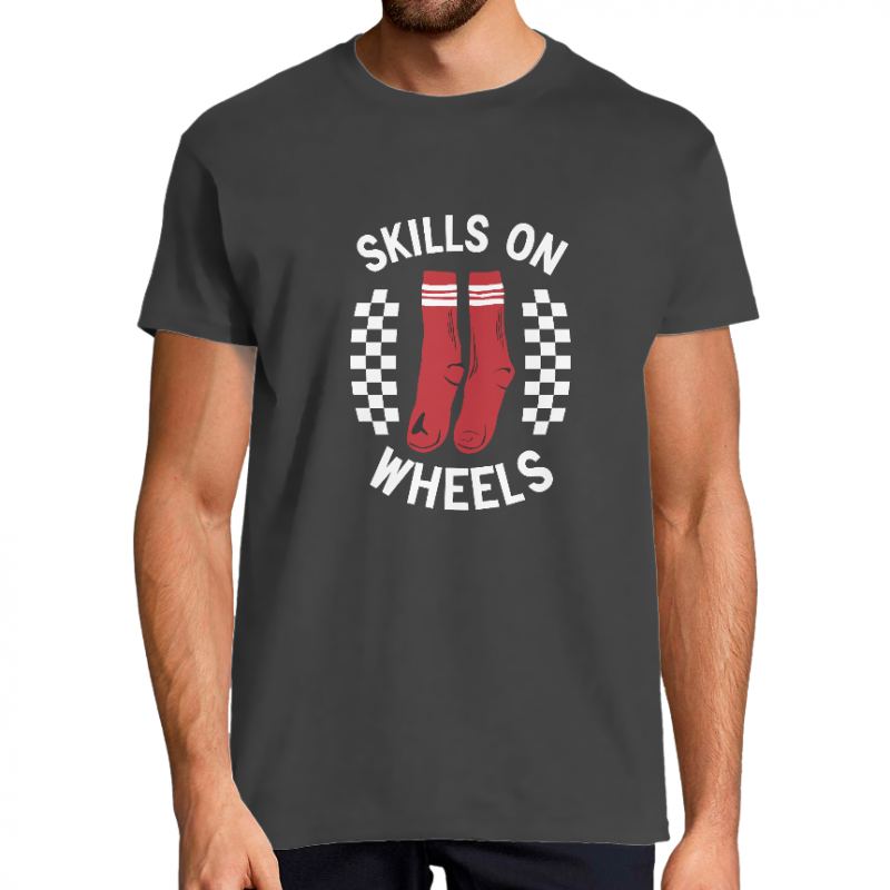 T-SHIRT SKILLS ON WHEELS HOMME