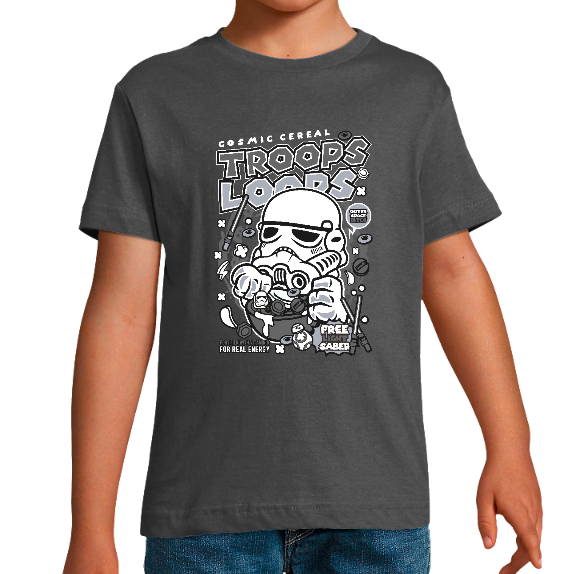 T-SHIRT TROPPER MANGE DES LOOPS GARÇON