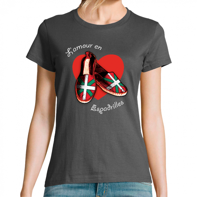 L'AMOUR EN ESPADRILLES - T-SHIRT FEMME