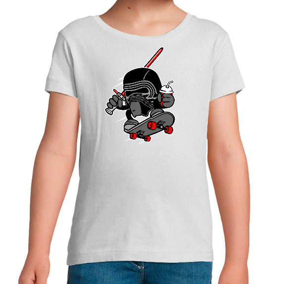 T-SHIRT KYLO REN SKATER FILLE 