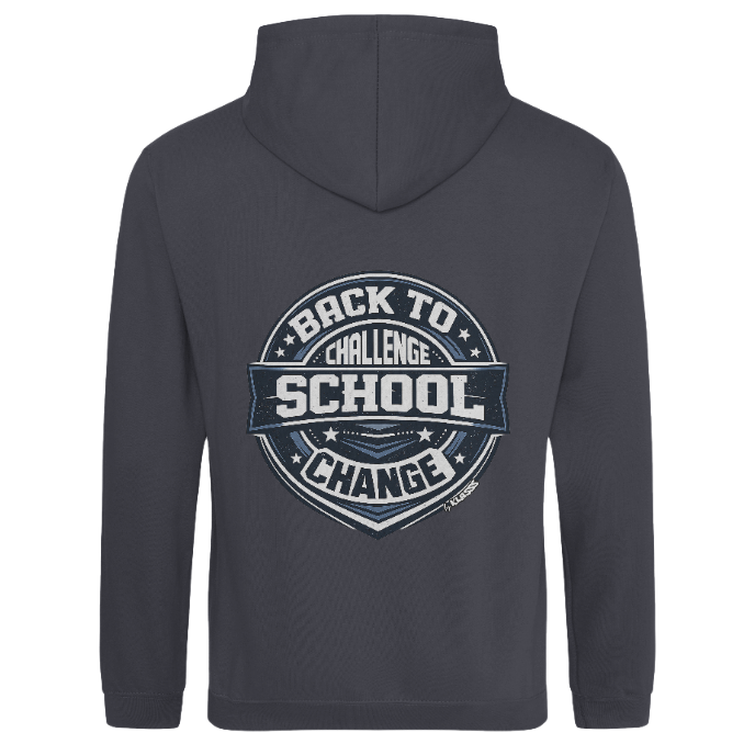 SWEAT A CAPUCHE HOMME KLASSS VINTAGE "BACK TO SCHOOL" - production certifiée WRAP