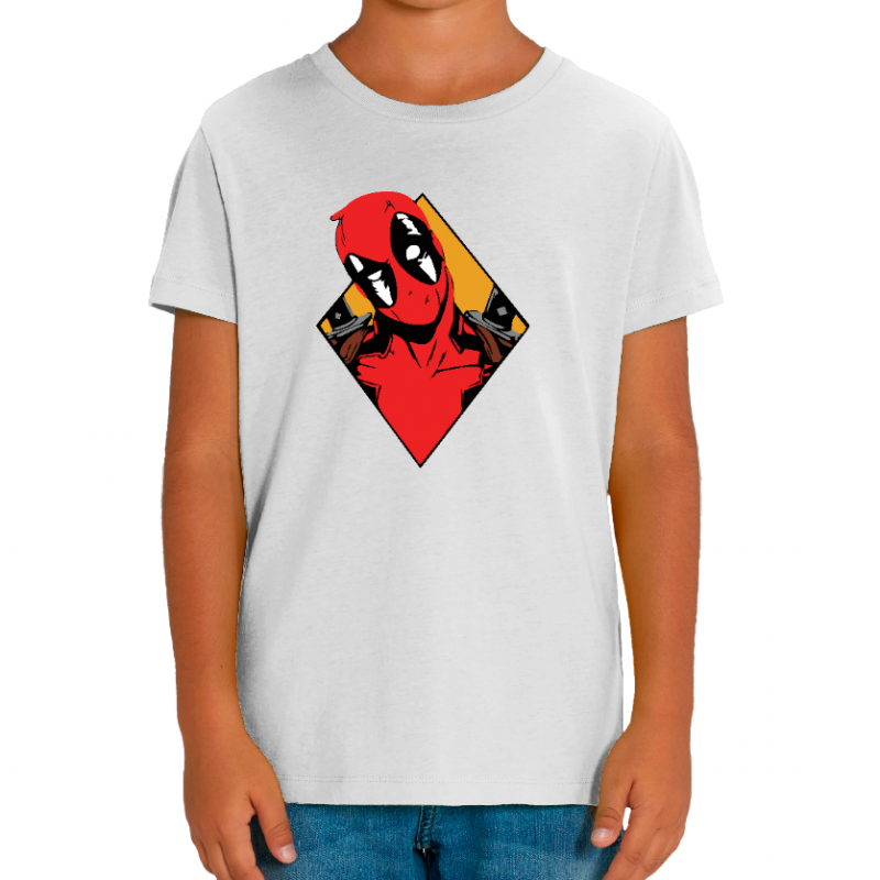 T-SHIRT DEADPOOL FAN ENFANT