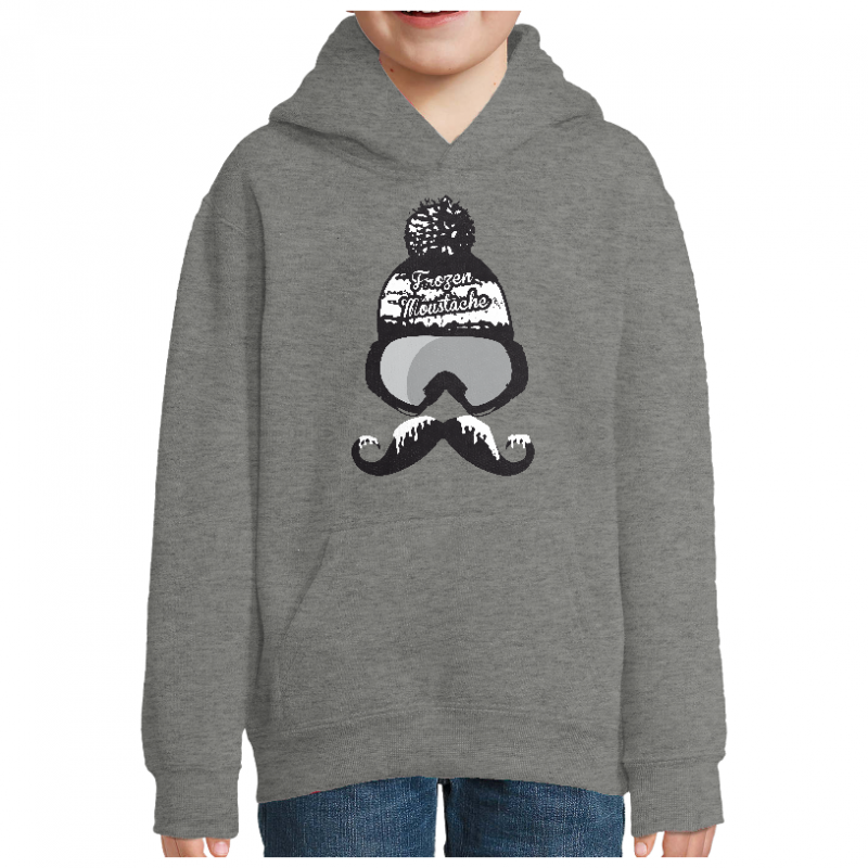 Face SWEAT ENFANT MIXTE FROZEN MOUSTACHE