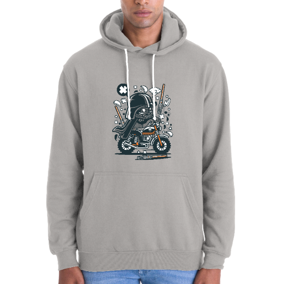 SWEATSHIRT DARK VADOR EN MOTOCROSS Unisexe