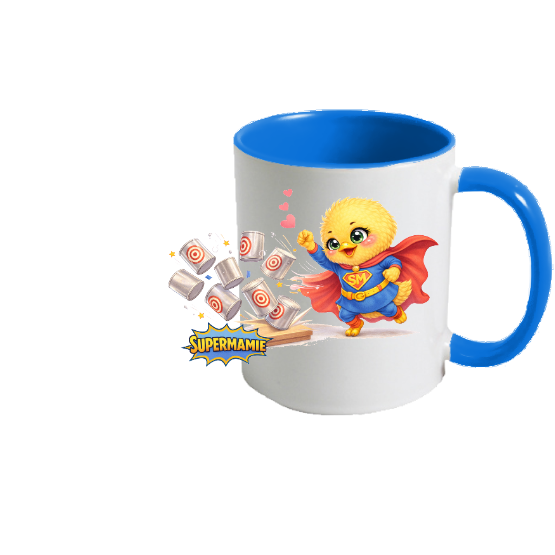 Mug "Super Mamie Chamboule Tout" – Tasse Héroïne du Quotidien