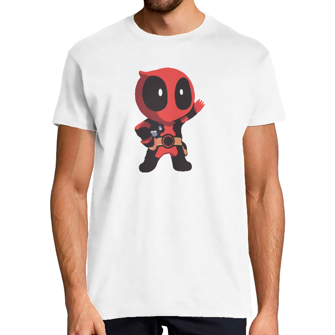 T-SHIRT LIL DEADPOOL HOMME