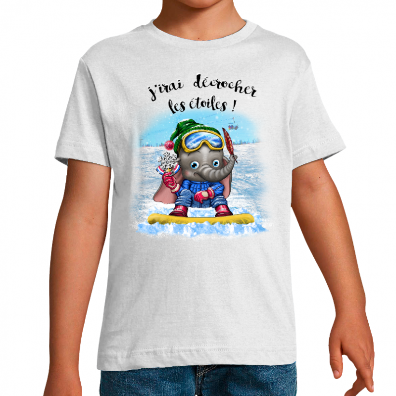 Face DECROCHER LES ETOILES - T-SHIRT ENFANT