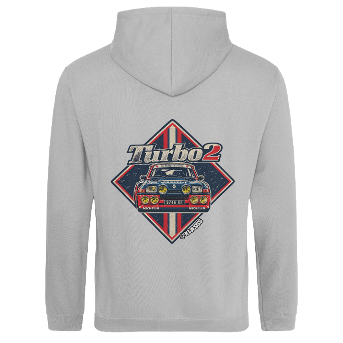SWEAT HOMME KLASSS VINTAGE "R5 TURBO 2", Style automobile