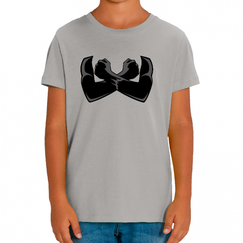 T-SHIRT BLACK PANTHER HANDS ENFANT