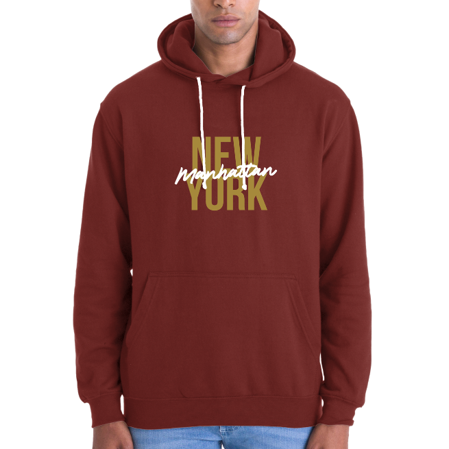 SWEATSHIRT NEW YORK MARRON UNISEXE 