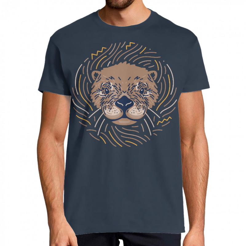 T-SHIRT HOMME - NATIVE AMERICAN OTTER