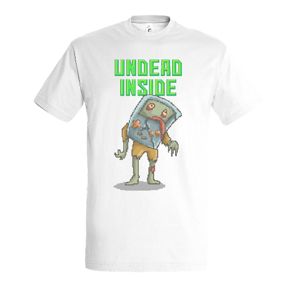 Face T-shirt "UNDEAD INSIDE"
