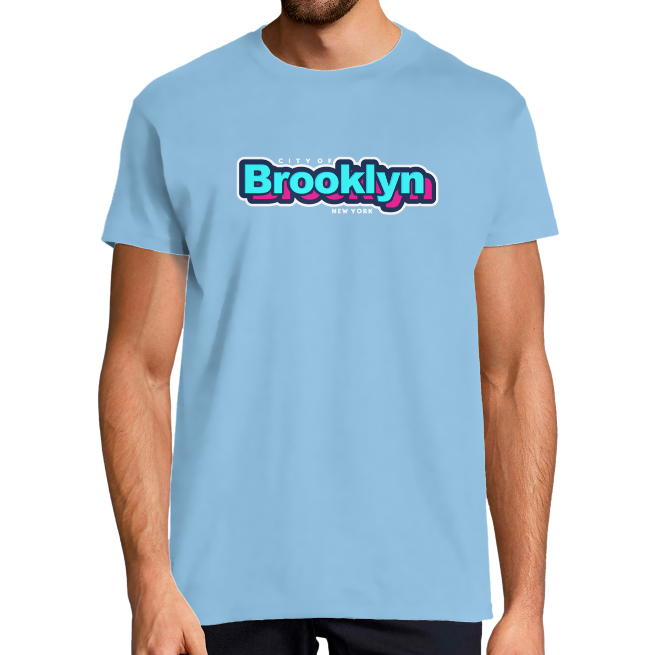 T-SHIRT CITY OF BROOKLYN HOMME