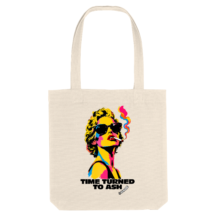 TOTE BAG KLASSS "TIME TURNED TO ASH" Design Original