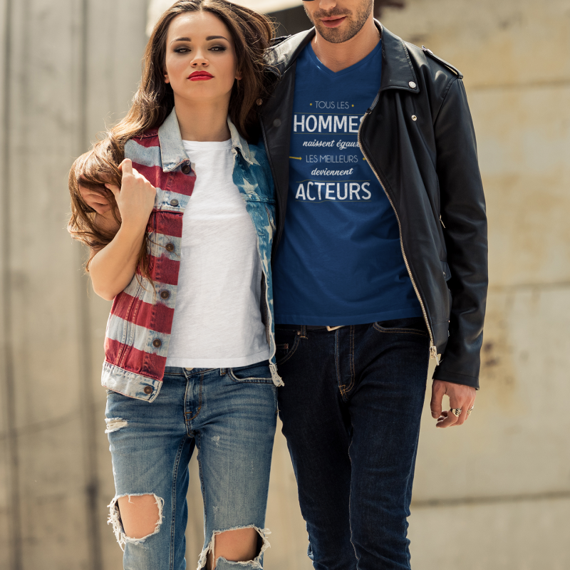 T-SHIRT MÉTIER LES MEILLEURS DEVIENNENT ACTEURS