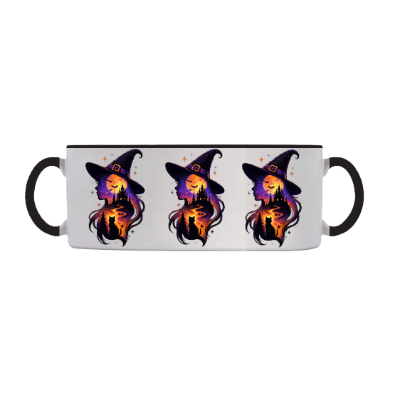 Mug Halloween Witchy Cat – Chat noir et pleine lune