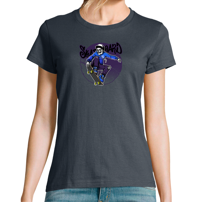 T-SHIRT SKATEUR DE L'ENFER FEMME