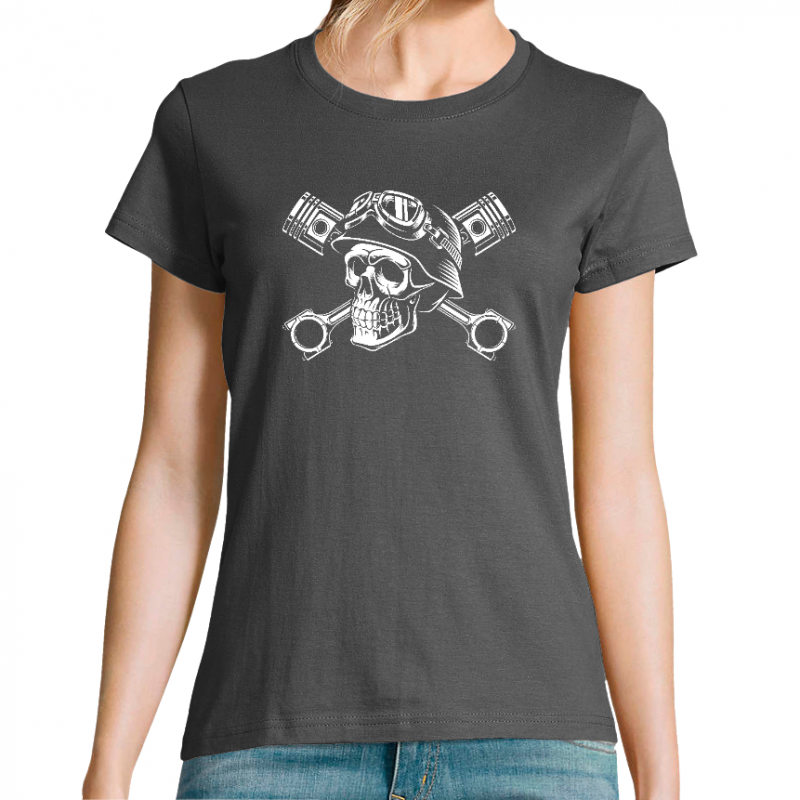 T-SHIRT FEMME - SKULL