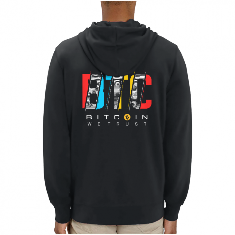 SWEATSHIRT BITCOIN BTC WE TRUST UNISEXE