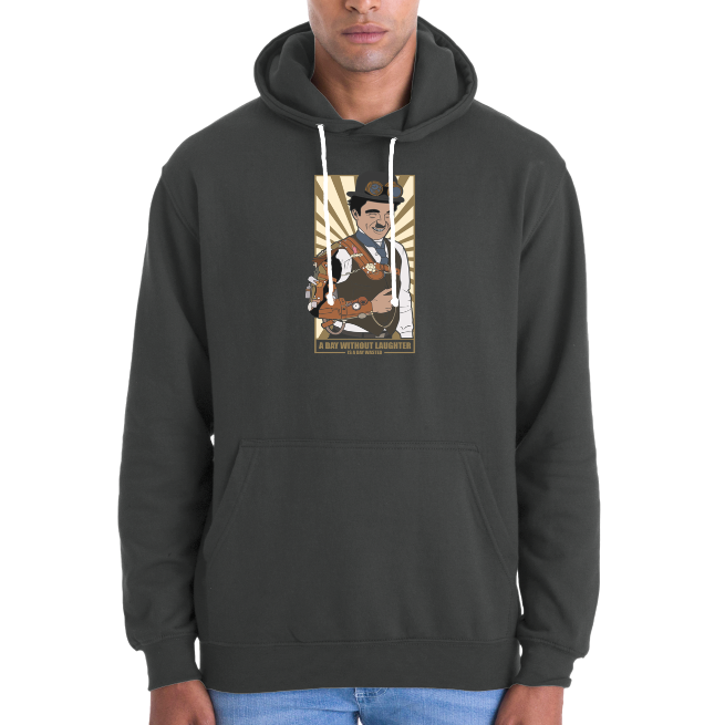 SWEATSHIRT STEAMPUNK CHAPLIN UNISEXE