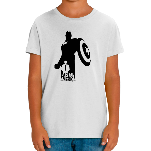 T-SHIRT LA PUISSANCE DE CAPTAIN AMERICA ENFANT
