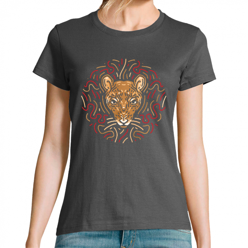 T-SHIRT FEMME - CHINESE RAT
