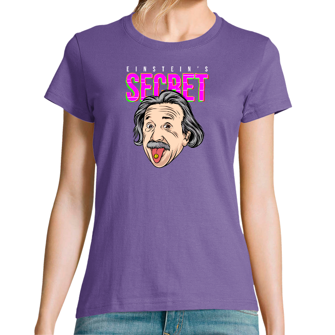 T-SHIRT EINSTEIN'S SECRET FEMME
