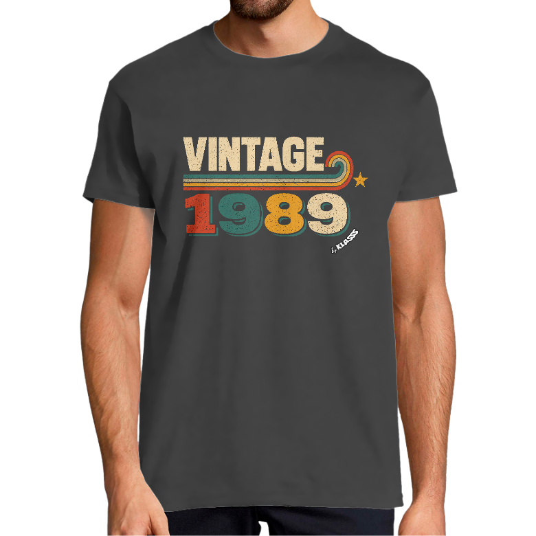 T-SHIRT HOMME KLASSS "VINTAGE 1989"