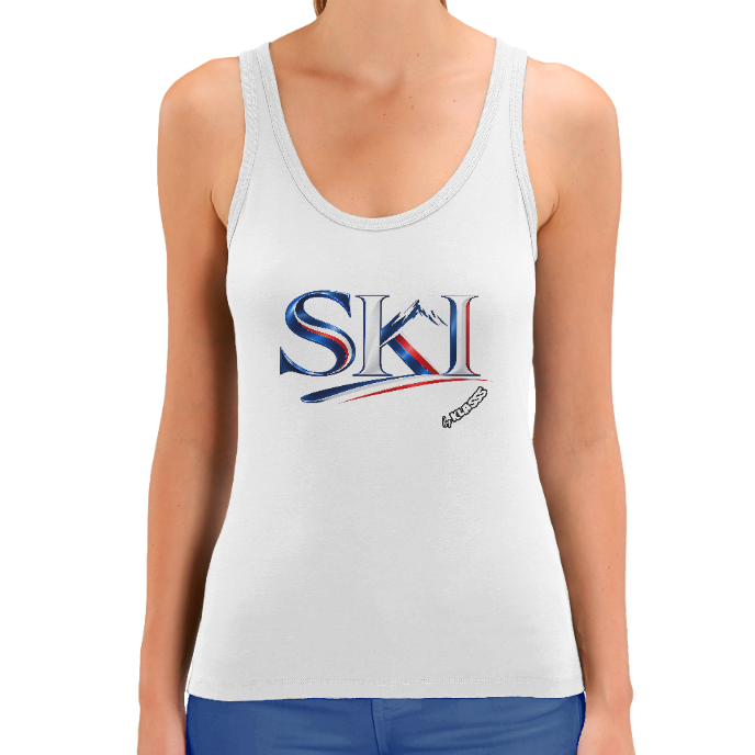 DEBARDEUR FEMME KLASSS "SKI COLLECTION FR", coton bio