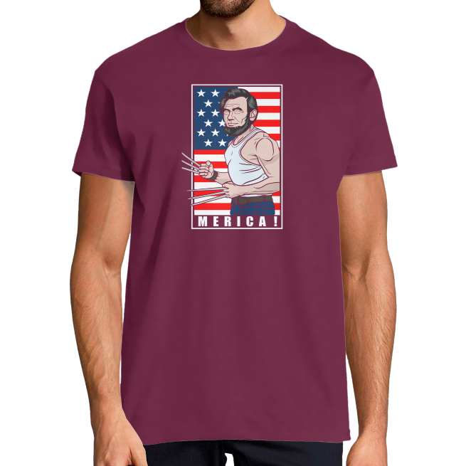 Face T-SHIRT WOLVERINLINCOLN HOMME