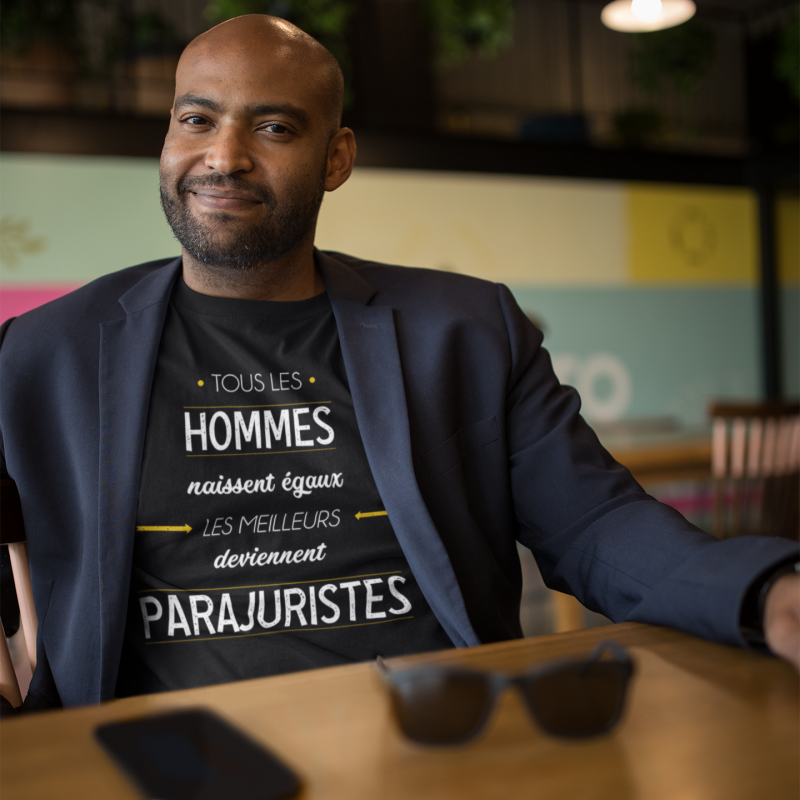 T-SHIRT MÉTIER LES MEILLEURS DEVIENNENT PARAJURISTES