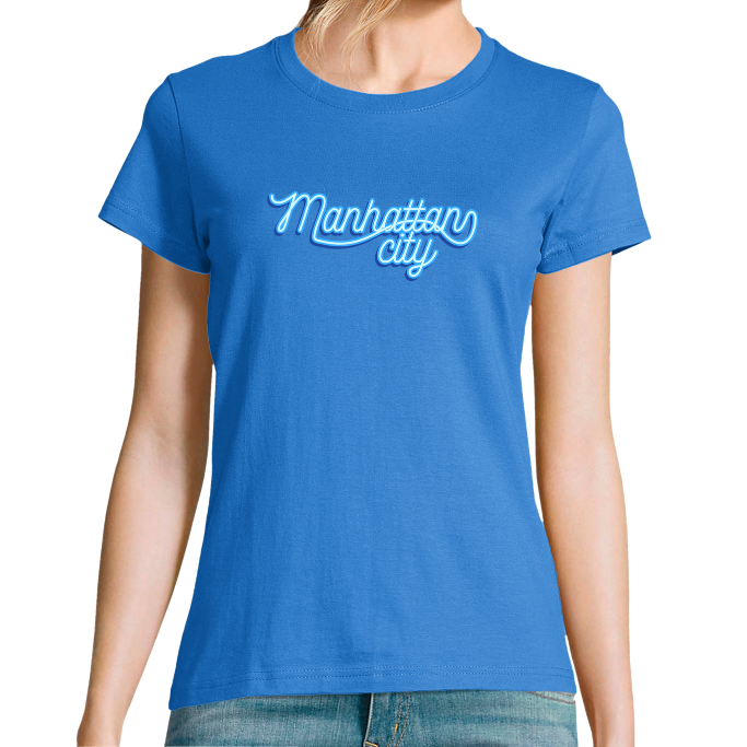 T-SHIRT MANHATTAN CITY FEMME
