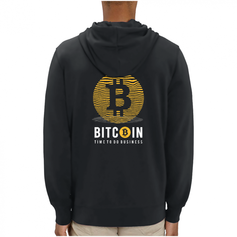 SWEATSHIRT BITCOIN TIME TO DO BUSINESS UNISEXE 