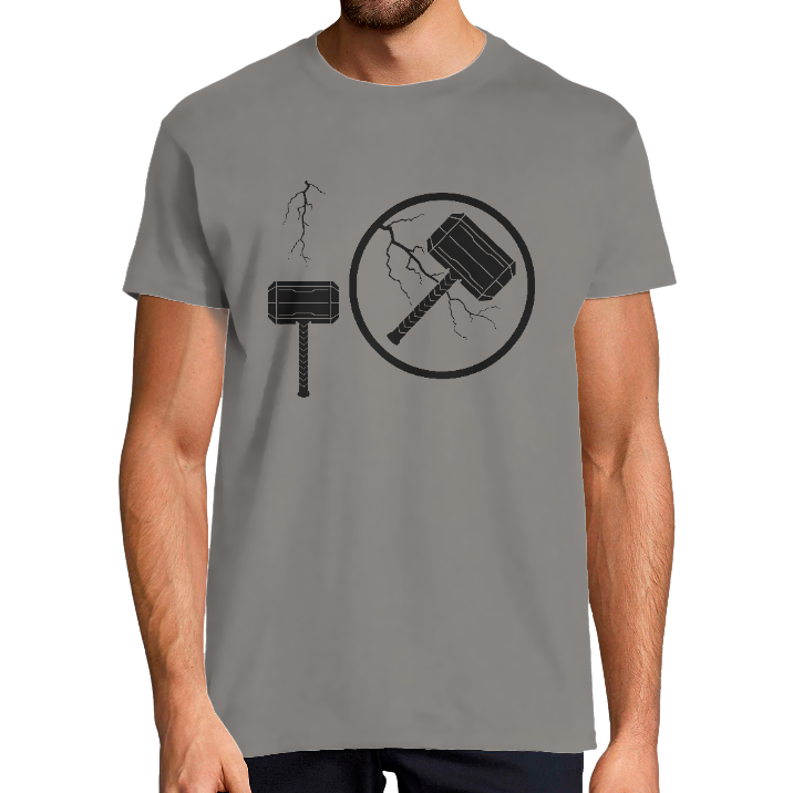 T-SHIRT LA PUISSANCE DU MARTEAU DE THOR HOMME