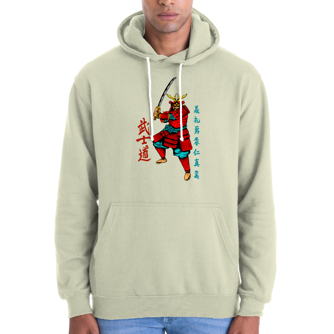 SWEATSHIRT SAMOURAI CEINTURE BLEU UNISEXE 