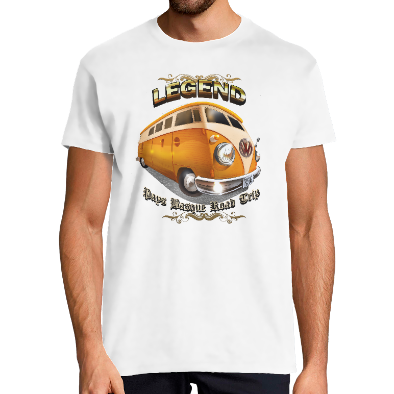 Face LEGEND PAYS BASQUE ROAD TRIP - T-SHIRT HOMME