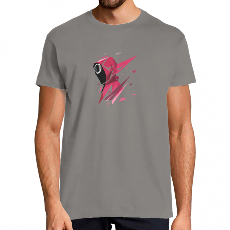 Face T-SHIRT SQUID GAME SOLDAT HOMME