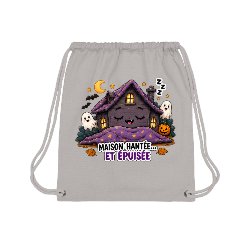 Sac à Dos Halloween « Maison Hantée… et Épuisée »