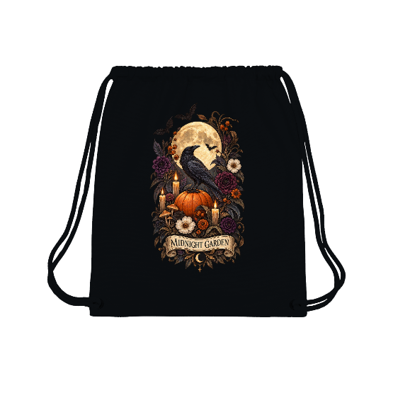 Sac à dos Halloween Midnight Garden – Corbeau et citrouille