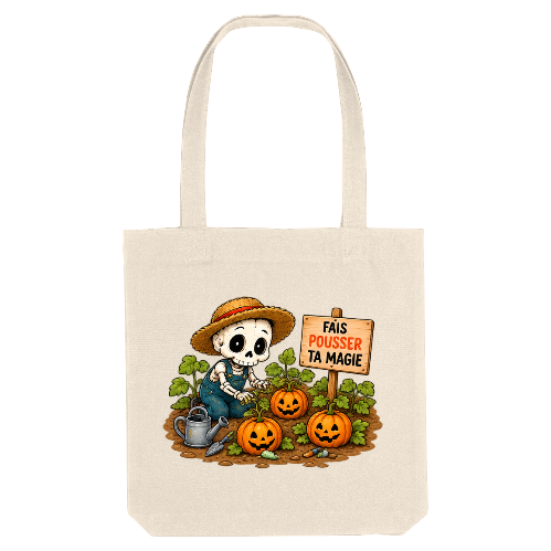 Tote Bag Halloween « Fais Pousser Ta Magie »